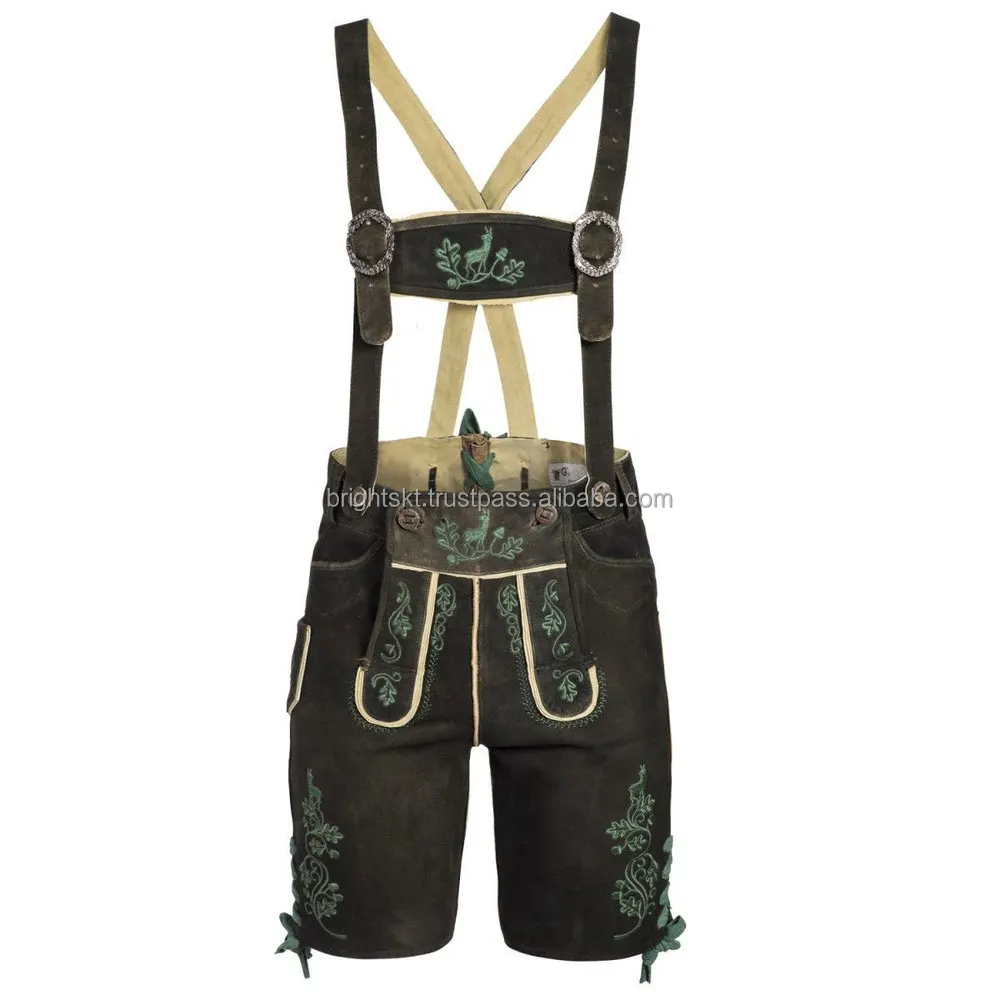 German Bavarian Lederhosen Authentic Shorts Lederhosen Oktoberfest