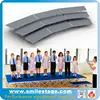 Indoor aluminum event stage decorations chorals stage riser