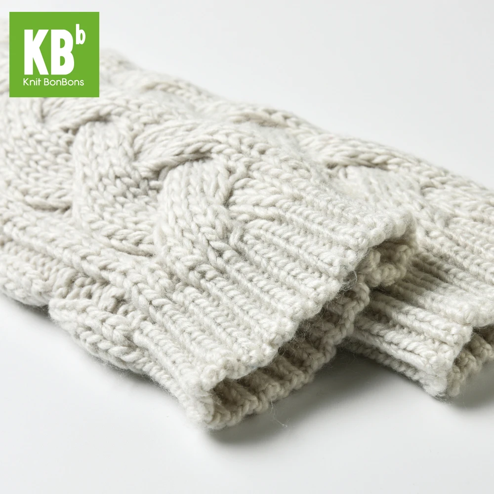 Fashion Custom Made 100% Acrylic Cable Winter Adult Knitted Arm Warmer