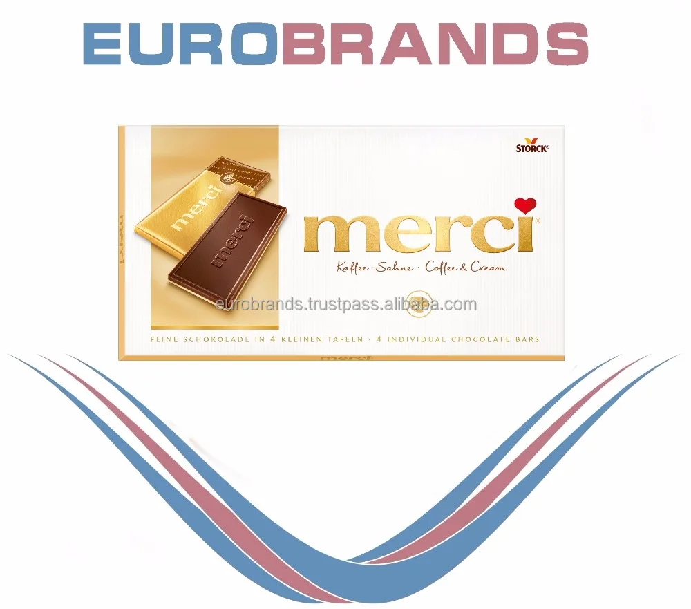 Storck Merci Tafelschokolade Kaffee Sahne Tray 100g Buy Storck