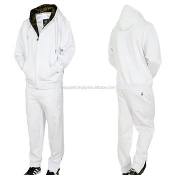 boys white sweat suit