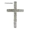 925 Sterling Silver Pave Diamond Holy Cross Finding Jewelry Accessories Spacer Findings Wholesaler