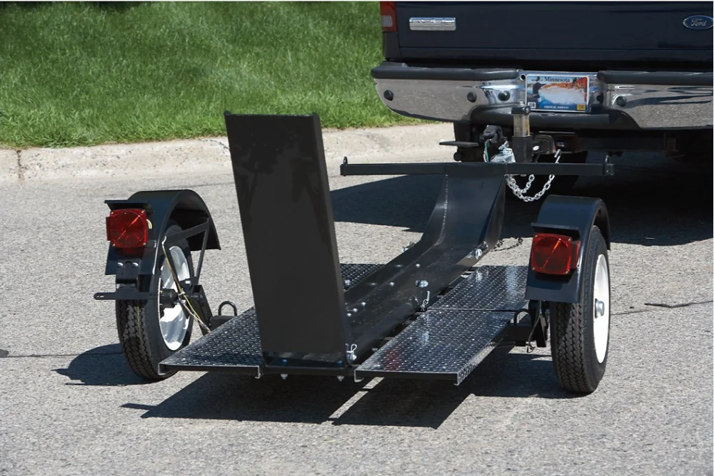 Small Single-rail Folding Motorcycle Trailer For Sale - Buy Small