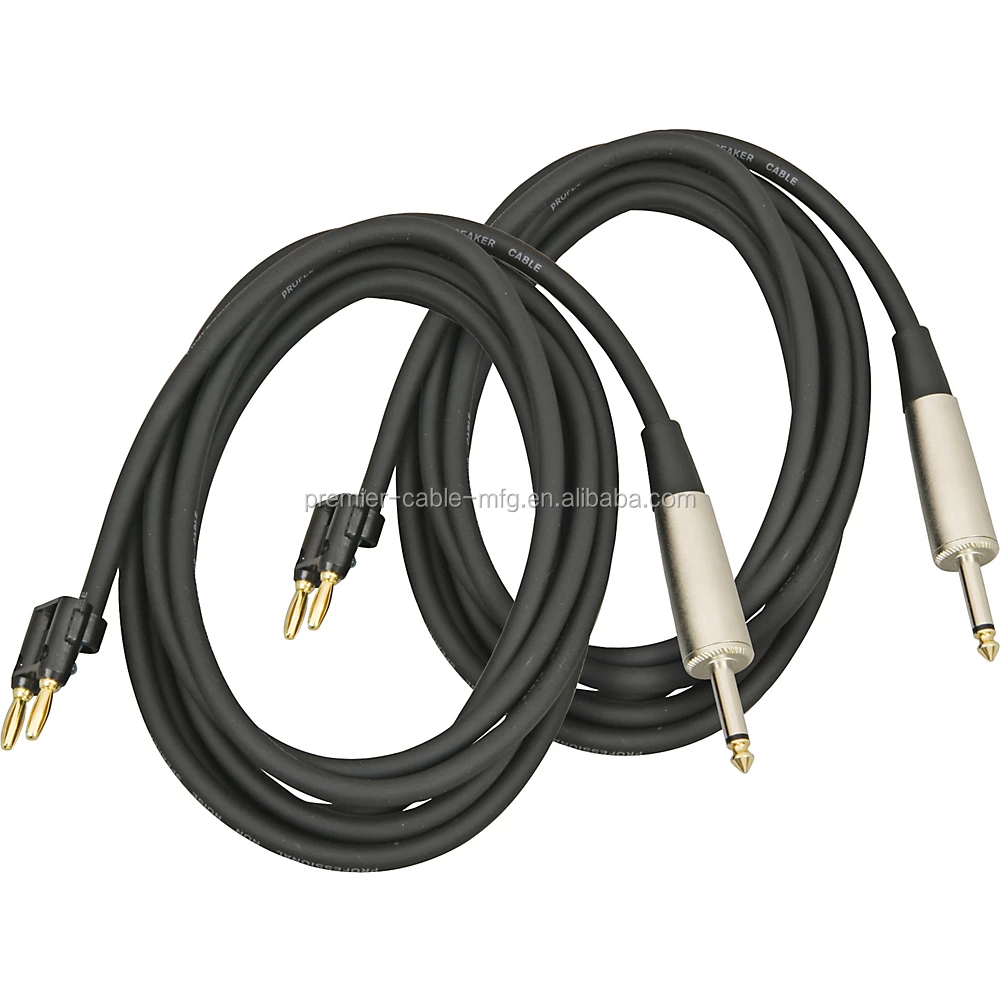 1 4 Locking Jack To Banana Plug 14 Awg Speaker Adaptor 1 4 Locking Jack To Banana Plug 14 Awg Speaker Adaptor