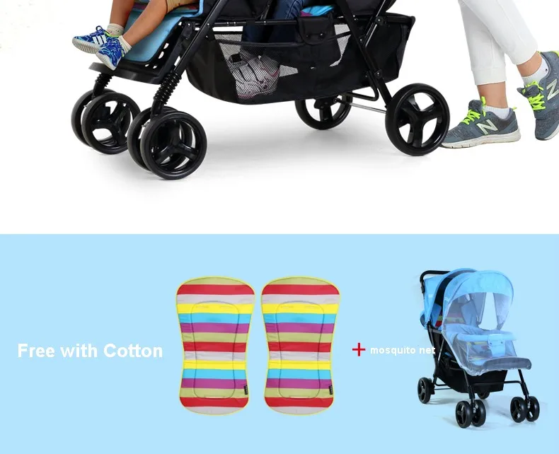 T33 Seebaby baby max stroller Good Baby eu Stroller Twins stroller 3 in 1