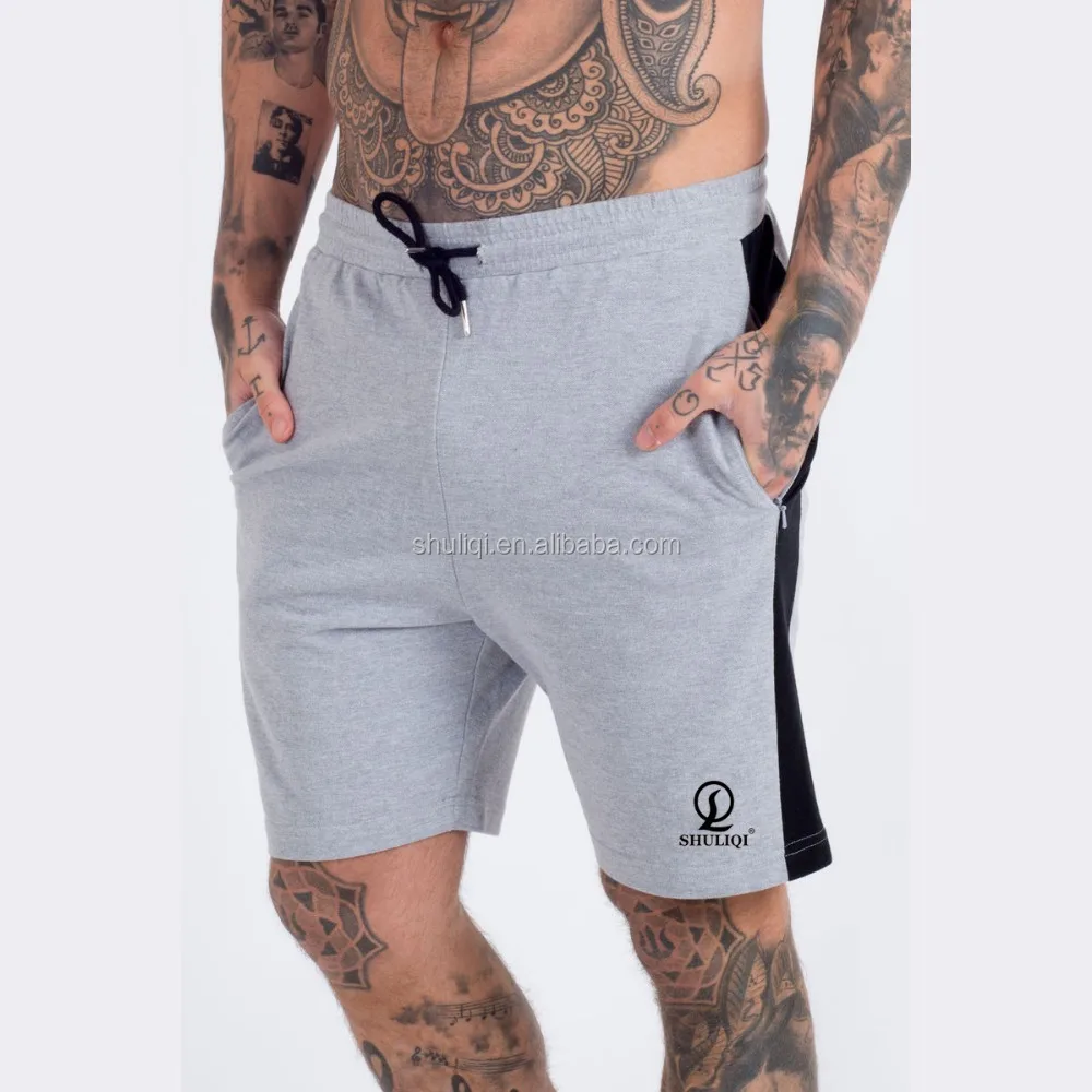 65 Cotton 35 Polyester Gym Shorts For Men's Brand Quality Sports