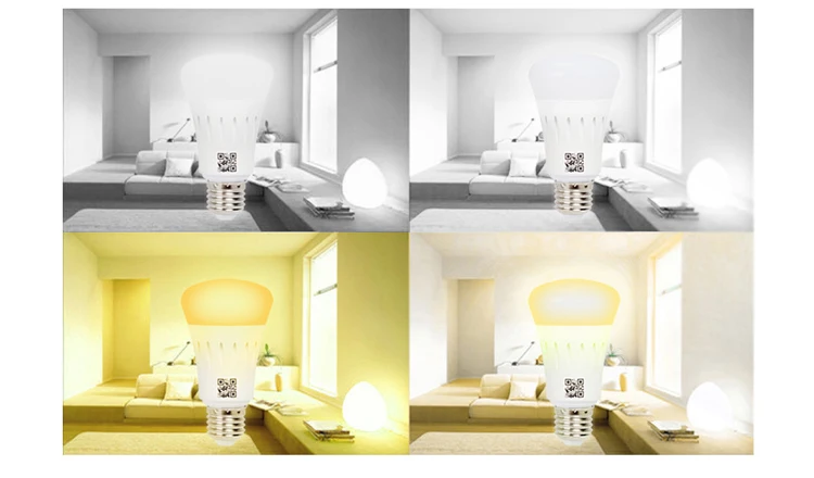 multi-purpose e27 7w zigbee dimmable color tunable smart led bulbs