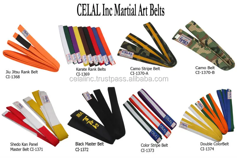 all belts in karate