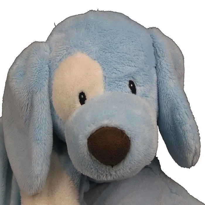 peluche perro azul