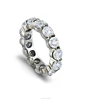 Hot Selling 1.00 Tcw SI2 Clarity Round Cut Real Natural Diamonds 14Kt Gold Exclusive Eternity Band at Worldwide Free Shipping