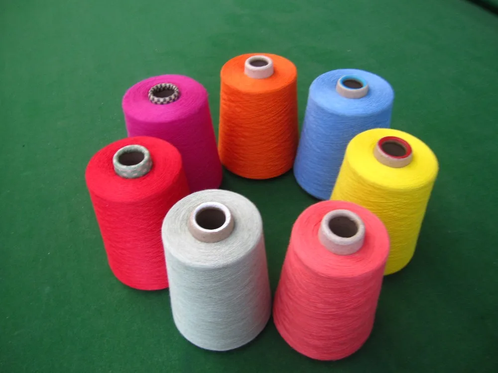 中国供应商针织 30 s/1 短纤维粘胶纱