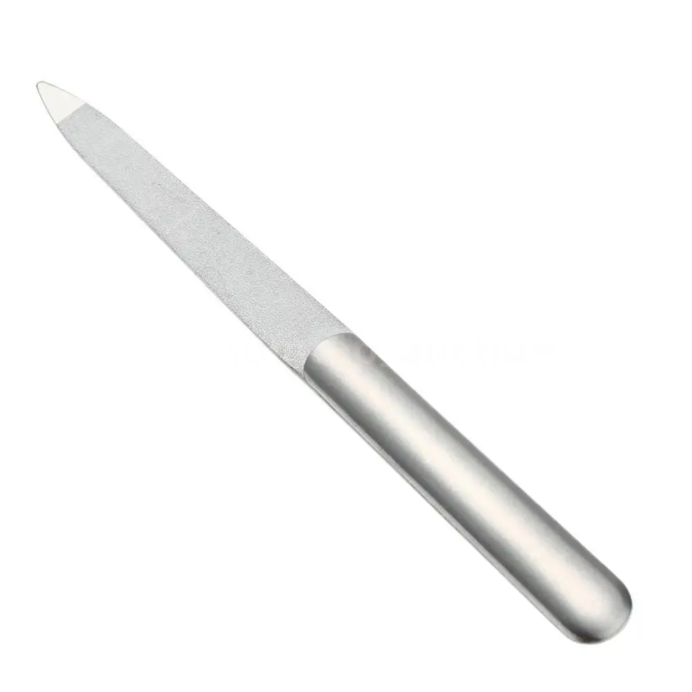 New Style Stainless Steel Nail File With Plastic Handle Buy 2015