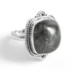 New Day Comes With The New Thoughts !! Black Rutile 925 Sterling Silver Ring, Silver Jewellery, Silver Jewellery India