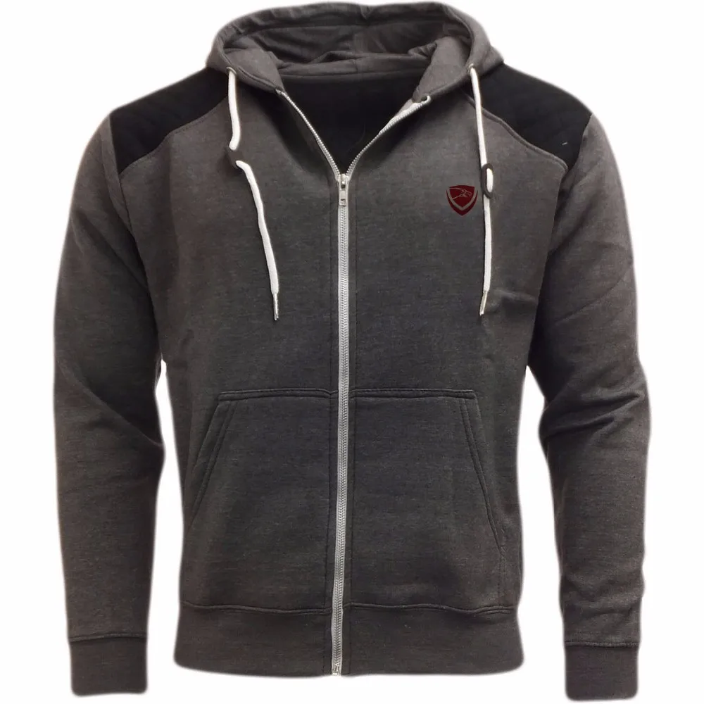 Men Hoodie Sweatshirt With Shoulder And Elbow Detailing Manufacture By