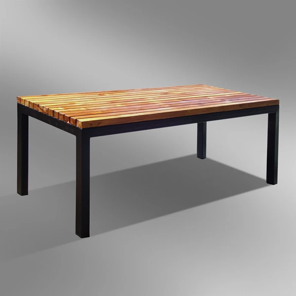 Teak Combination Metal Modern Outdoor Bench Sofifi Design Buy