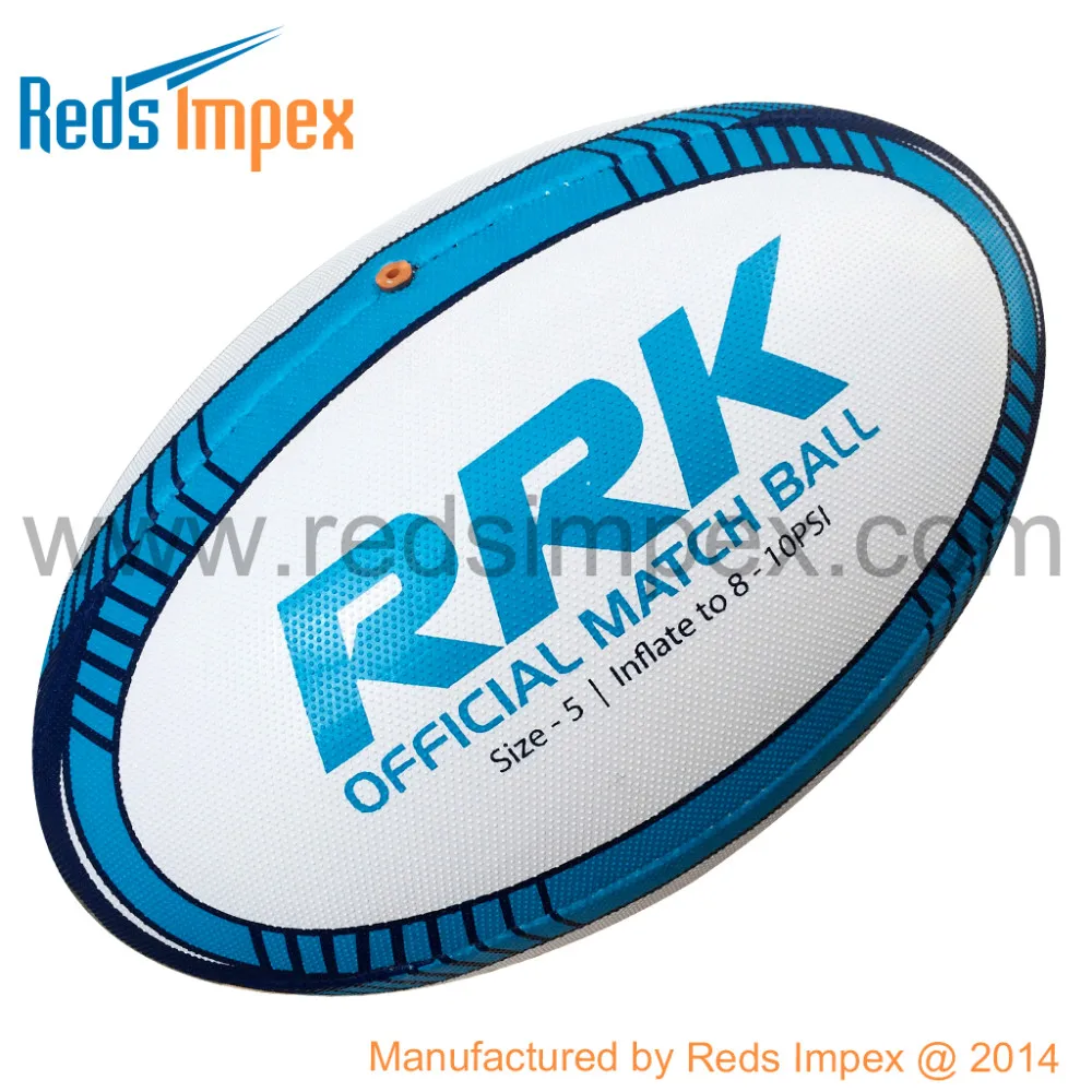 Full Size Hand Stitched Rugby Ball Factory Customize Soccer Ball