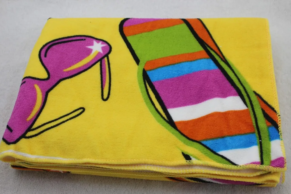 Wholesale Flip Flop Design Personalized Beach Towels For ...
