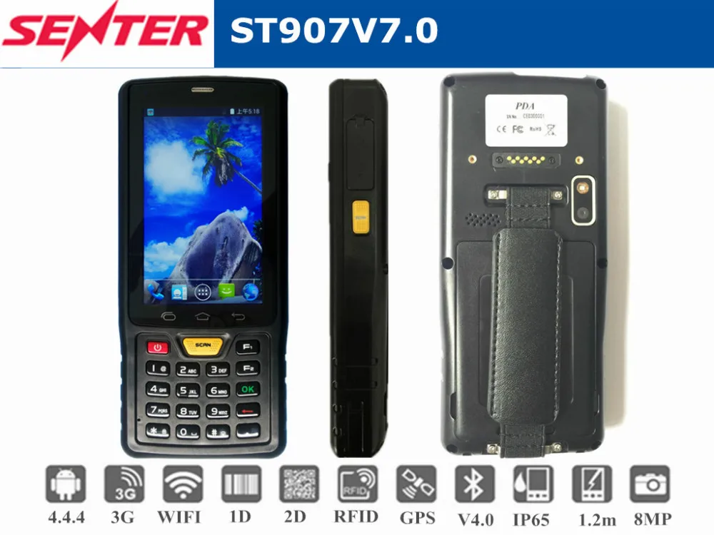 ST907V7.0-M 4G LTE PDA explorador del lector RFID UHF 860Mhz a 960Mhz  fabricante y fábrica China - bajo precio - presentador electrónico