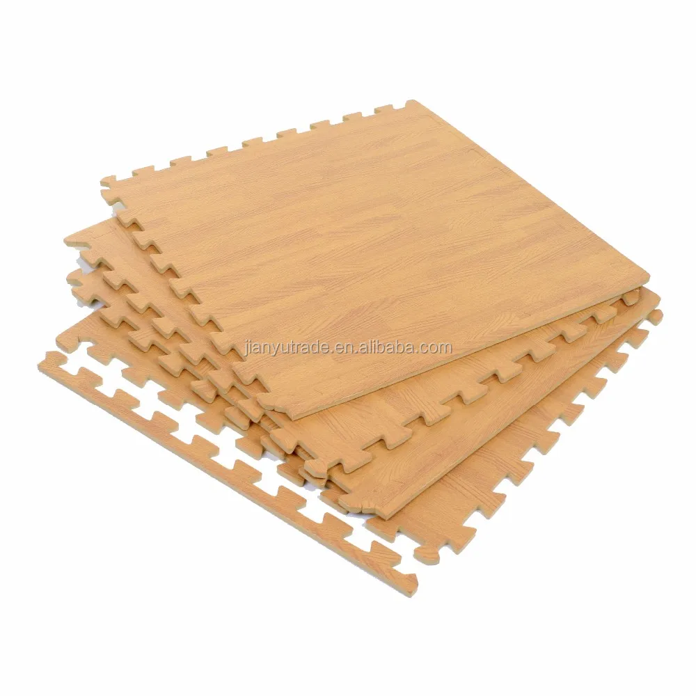 wood foam puzzle mat