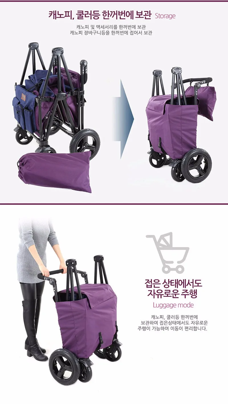 keenz stroller wagon folded