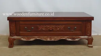 Clic Living Room Furniture Teak Carved Coffee Table Antique Clic Living Room Furniture Teak Carved Coffee Table Antique Reproduction Tea Wood