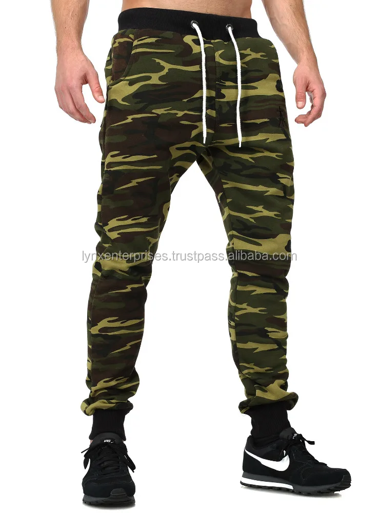 camouflage sweat pants