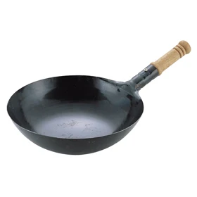 YAMADA Chinese Hammered Iron pan Wok 36cm Thickness 1.6mm Japan with Tracking 