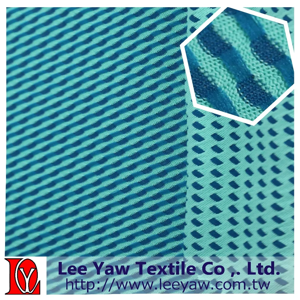 Polyester 4 Way Stretch 2 Tone Jersey Fabric With Mesh Buy 2 Tone