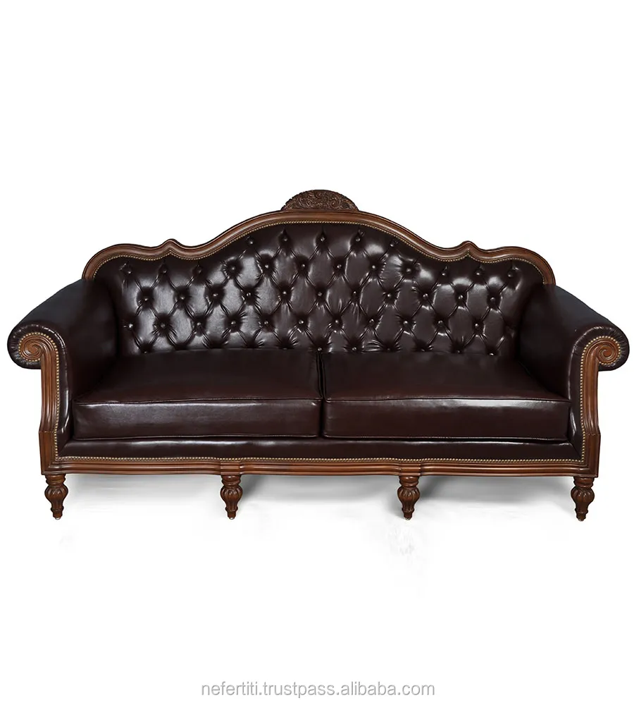Chesterfield Back Sofa Antique Wood Chesterfield Back Sofa