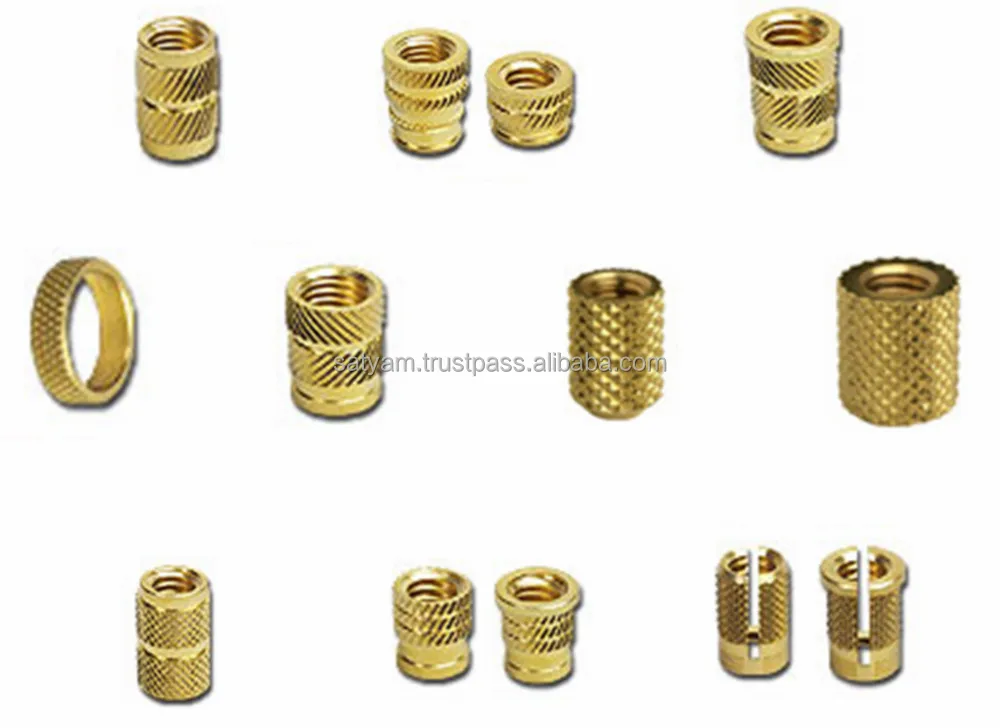 Brass Threaded Insert,M2 To M10 An Customized Size Insert,Low Price