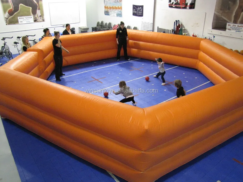 inflatable basketball ball pit