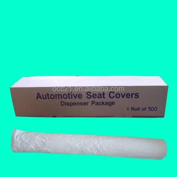 Disposable Car Seat Covers Roll In Dispenser Box Buy Car Seat Cover