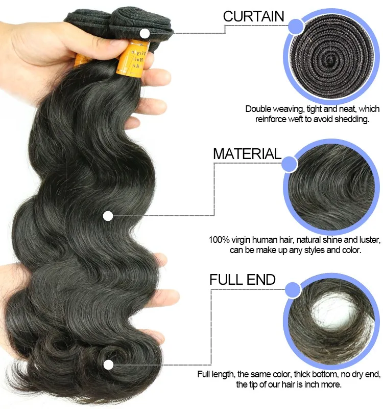Natural Hair Extension Brazilian Wool Scale 24 Inch Human Braiding