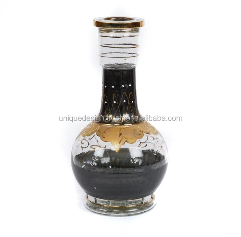 Customized Calligraphy high quality hookah, Upcycled glass bottle