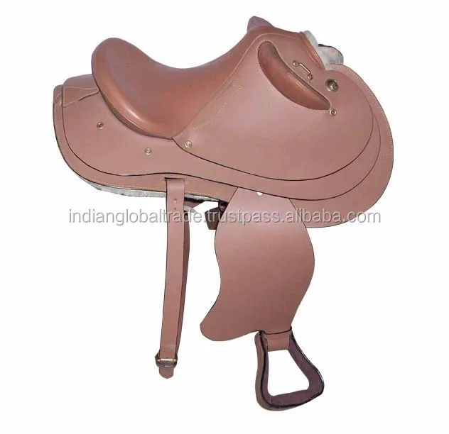 Australian Stock Saddle Leather Stock Saddle Made In India Pure