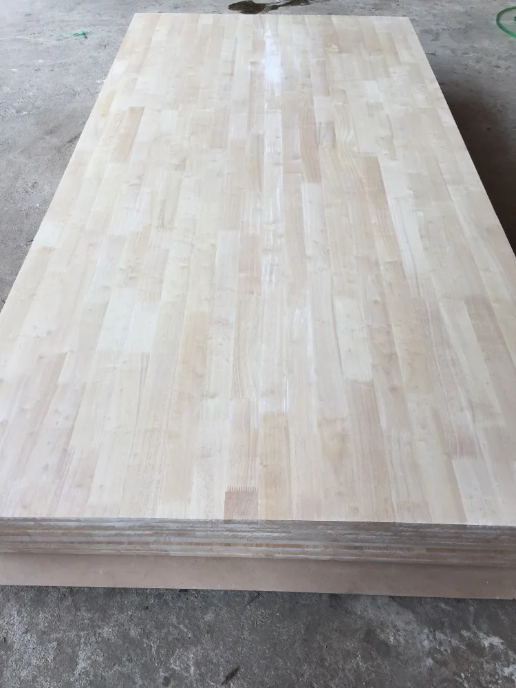 Rubber wood finger joint board/Rubber glued laminated timber