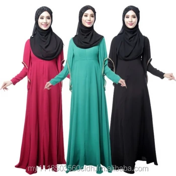 Muslim Jubah Dress Hijab Abaya - Buy Baju Muslim Abaya Product on ...