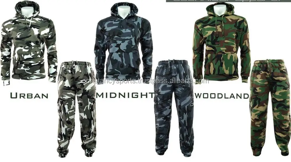 camo jogging suit