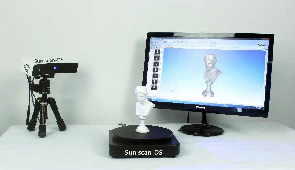 Sunhokey High precision All metal 3D Scanner Sunscan-DS Dual-mode Blue Light Portable Scan Win7 Operating System USB interface