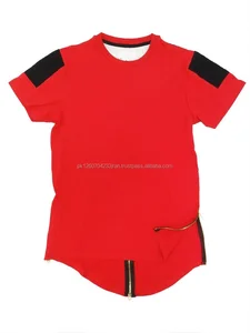Red Black Custom Men T-shirt with Classic zips work / Customize Your Own Design Red Black Custom Men T-shirt with Classic zips work / Customize Your Own Design
