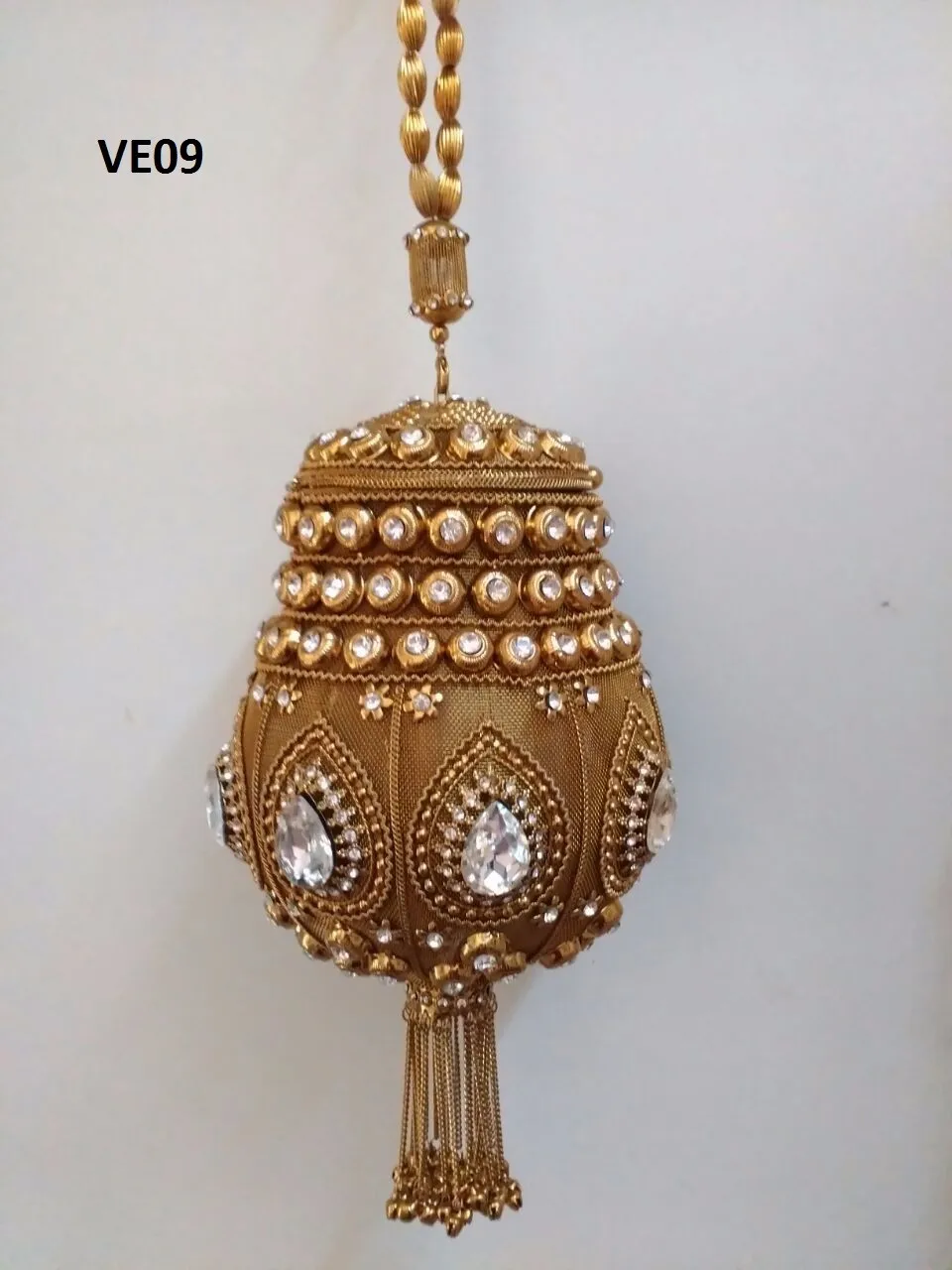 Ve26 Handmade Metal Clutch Ladies Gold Or Silver Evening Handbags