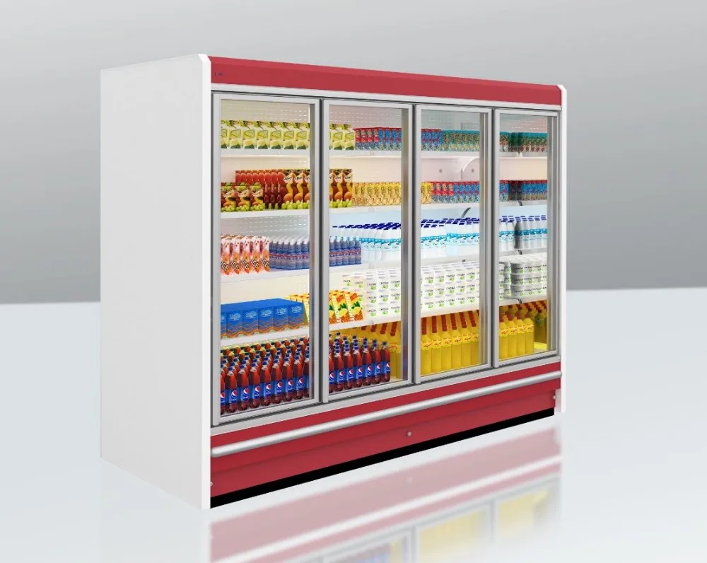 single and multideck refrigerated display cases