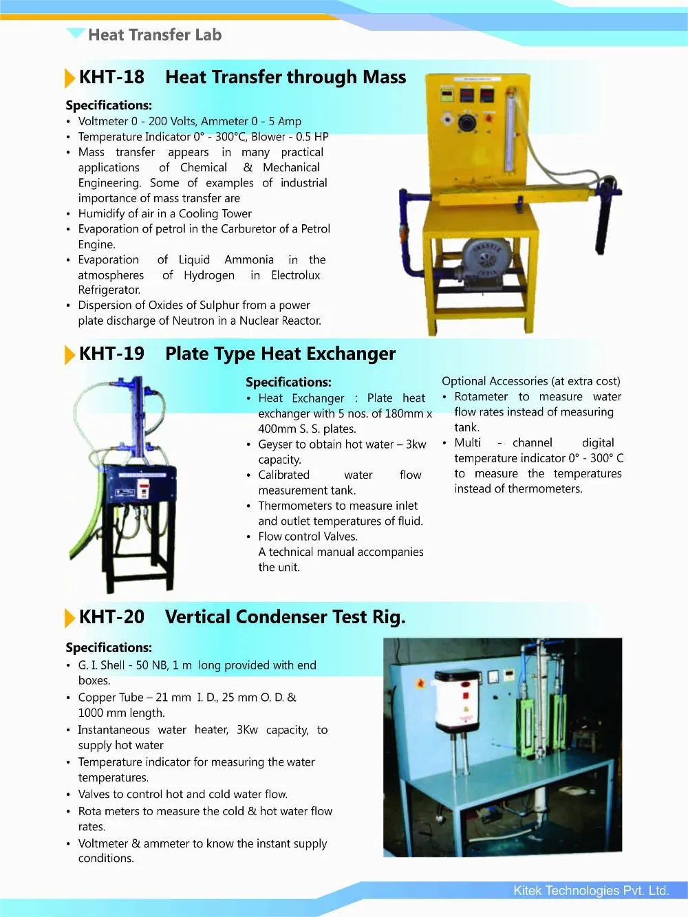 Didactic Equipment Heat Transfer Lab Drop And Film Apparatus Equipment