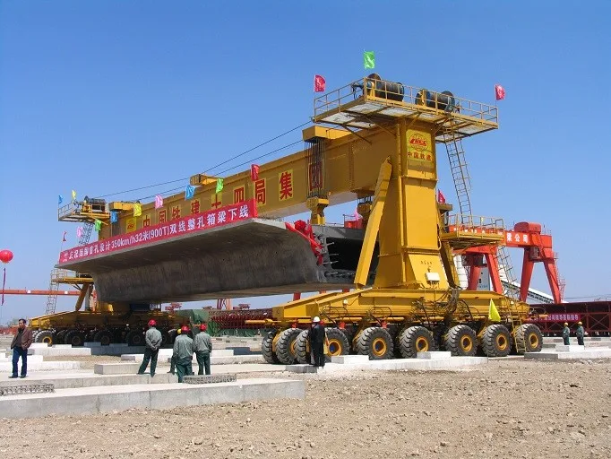 1500 Ton Overhead Full Span Launching Gantry Crane With High Quality ...