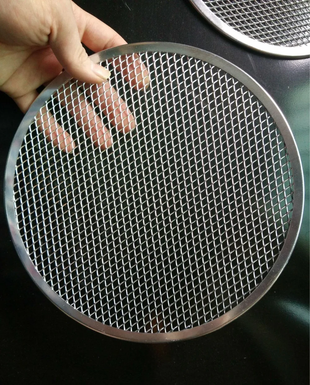 316 Stainless Steel 12 Inch Pizza Pan Round Metal Baking Tray Mesh Alibaba