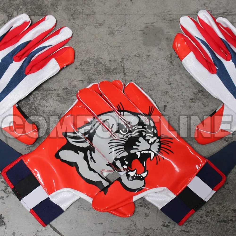 custom american football gloves