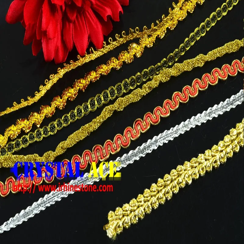 spangle sequin roll trim sequin lace trims for garment accerssories