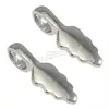 Stainless Steel Leaf Glue on Bail 6x17.5x1.5mm Hole:Approx 3x4.5mm 707156