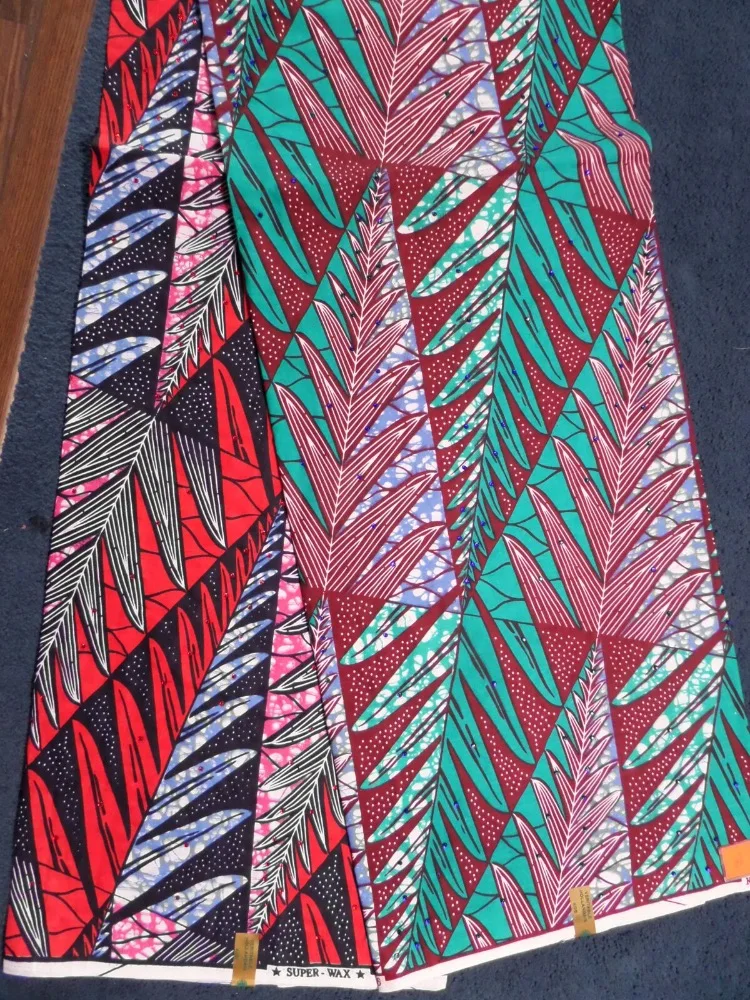 African Real Wax Prints Veritable Real Wax Printed Fabric Cotton