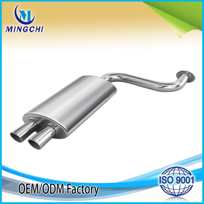 Universal Stainless Steel Car Exhaust System Flexible Auto Muffler Car